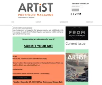 Artistportfoliomagazine.com(Artist Portfolio Magazine) Screenshot