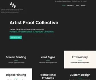 Artistproofcollective.com(Artist Proof Collective) Screenshot