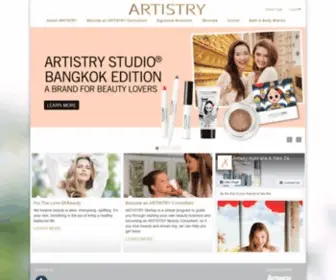 Artistry.com.au(Amway Australia) Screenshot