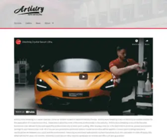 Artistryautodetailing.com(Artistry Auto Shop) Screenshot