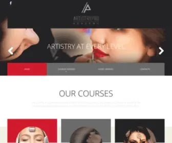 Artistrypro.in(Artistry Pro Beauty Academy Mumbai) Screenshot