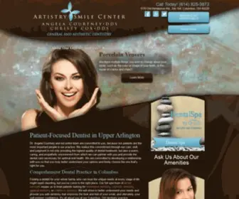 Artistrysmilecenter.com(Dentist Upper Arlington) Screenshot