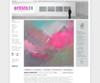 Artists.de(Kunst online kaufen und verkaufen) Screenshot