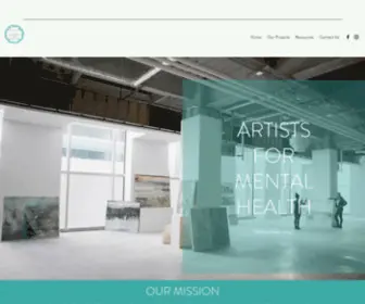 Artists4MH.com(Artists for Mental Health) Screenshot