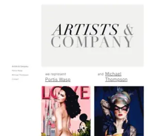 Artistsandcompany.com(Artists) Screenshot