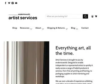 Artistservices.co.nz(Artist Services) Screenshot