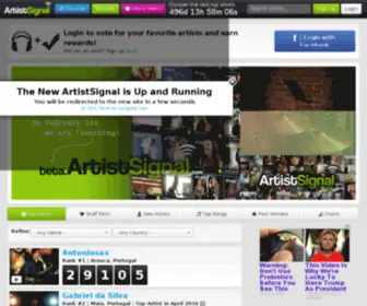 Artistsignal.com(Artistsignal) Screenshot