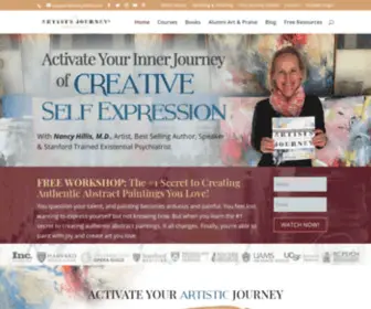 Artistsjourney.com(Activate Your Inner Journey of Creative Self Expression with Nancy Hillis) Screenshot