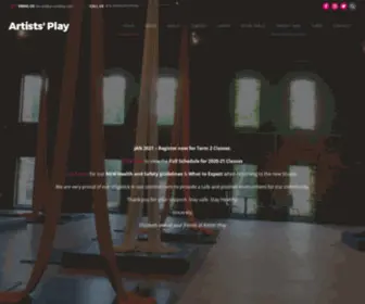 Artistsplay.com(School of Dance) Screenshot