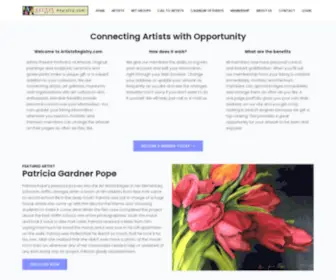 Artistsregistry.com(Artwork from around the world online with) Screenshot