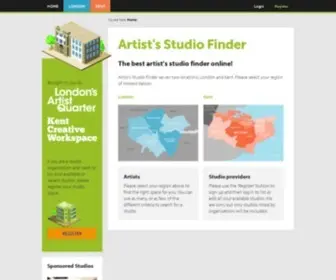 Artiststudiofinder.org(Artist's Studio Finder) Screenshot