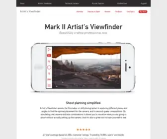 Artistsviewfinder.com(Mark II Artist's Viewfinder) Screenshot