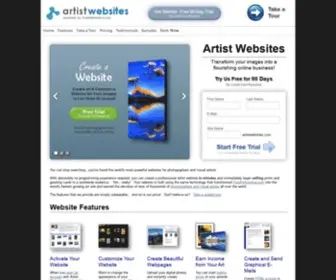 Artistwebsite.com(Artist Websites) Screenshot