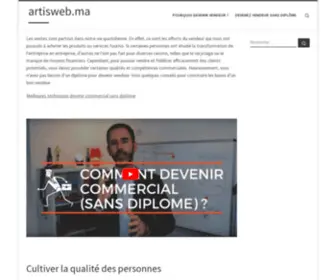 Artisweb.ma(Devenez) Screenshot