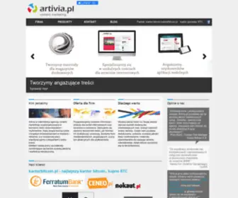 Artivia.pl(Agencja content marketing) Screenshot