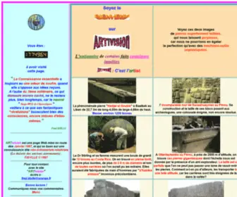 Artivision.fr(Page de garde d'ARTivision) Screenshot