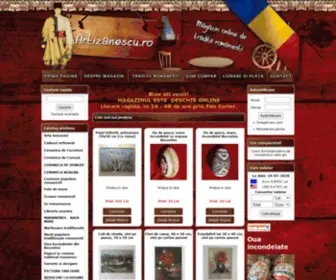 Artizanescu.ro(Magazin online traditional artizanat romanesc) Screenshot