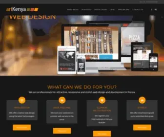 Artkenya.net(Premium website design development Nairobi) Screenshot
