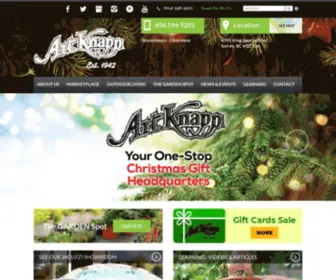 Artknappsurrey.com(Surrey Garden Centre & Nursery) Screenshot