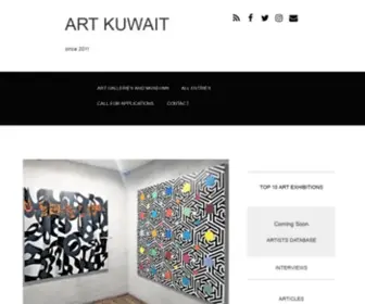 Artkuwait.org(Art Kuwait) Screenshot