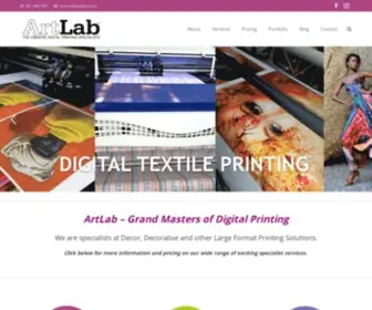 Artlab.co.za(Large format digital printing and scanning) Screenshot