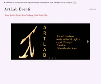 Artlabeventi.com(ArtLab Eventi) Screenshot