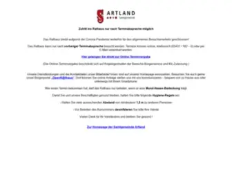 Artland.de(Samtgemeinde Artland) Screenshot