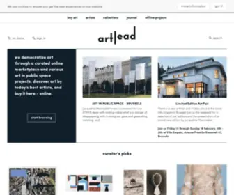 Artlead.net(We are excited about art and want to share our passion) Screenshot