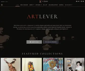 Artlever.com(Home) Screenshot