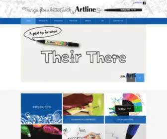 Artline.com.au(Permanent Markers) Screenshot