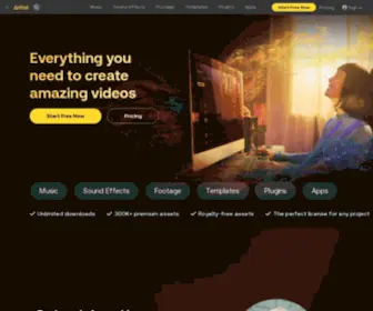 Artlist.io(Royalty-Free Music & SFX for Video Creators) Screenshot