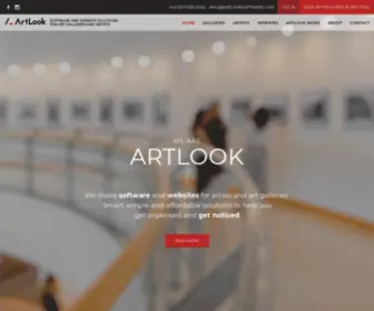 Artlooksoftware.com(Artlook Software and Websites for Galleries and Artists) Screenshot