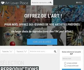 Artloverplace.com(Art Lover PlaceLe Beau coin de l'Art) Screenshot