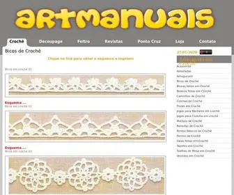 Artmanuais.com.br(Pontos em croch) Screenshot