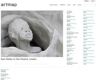 Artmap.com(Contemporary Art) Screenshot