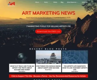 Artmarketingnews.com(Art Marketing News) Screenshot