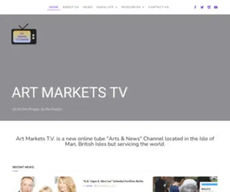 Artmarketstv.uk(Home) Screenshot