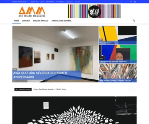 Artmiamimagazine.com(Art Miami Magazine) Screenshot