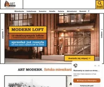 Artmodern.pl(Nowe mieszkania Łódź) Screenshot