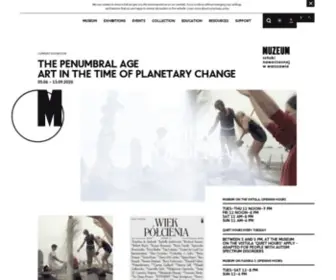 Artmuseum.pl(Muzeum Sztuki Nowoczesnej w Warszawie) Screenshot