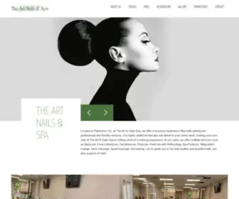 Artnailandspa.com(The Art & Nails Spa) Screenshot