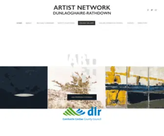Artnetdlr.ie(Artist Network Dún Laoghaire) Screenshot