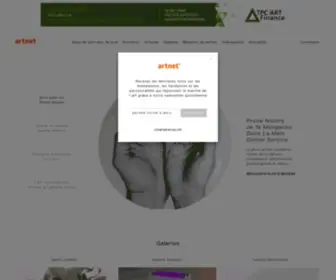 Artnet.fr(Beaux-arts, Arts décoratifs et Design) Screenshot