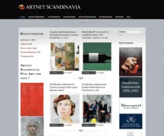 Artnet.se(Artnet Scandinavia) Screenshot