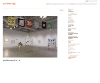 Artnews.org(Contemporary Art) Screenshot