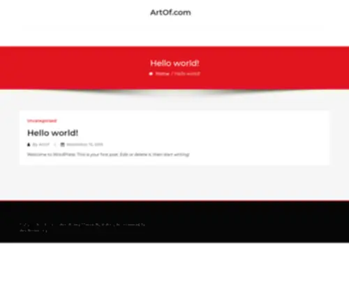 Artof.com(Design with SB) Screenshot