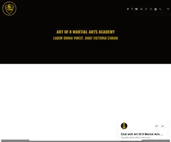 Artof8.com(Art Of 8 Martial Arts Academy) Screenshot