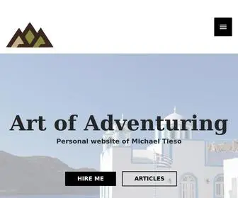 Artofadventuring.com(Art of Adventuring) Screenshot