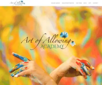 Artofallowingacademy.com(Conscious Creativity) Screenshot