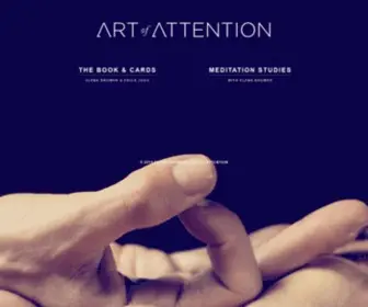 Artofattention.com(The art of attention) Screenshot